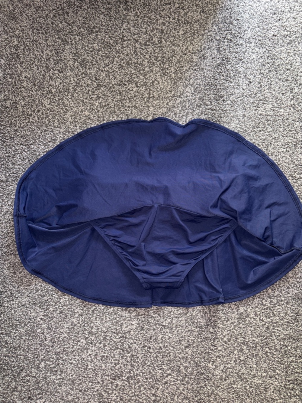 Land’s End Swim Skirt Bikini Bottom Low Rise Navy Size 6/Small - Picture 7 of 11